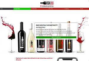 E-LABEL.ONLINE DIE PLATTFORM FÜR DIGITALE WEINETIKETTEN E-LABEL.ONLINE DIE PLATTFORM FÜR DIGITALE WEINETIKETTEN